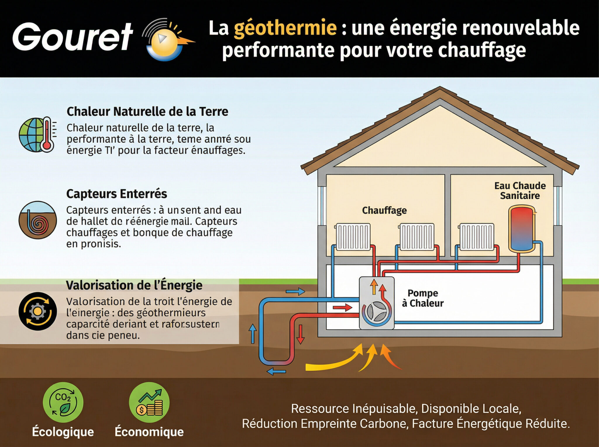 G&eacute;othermie, GOURET