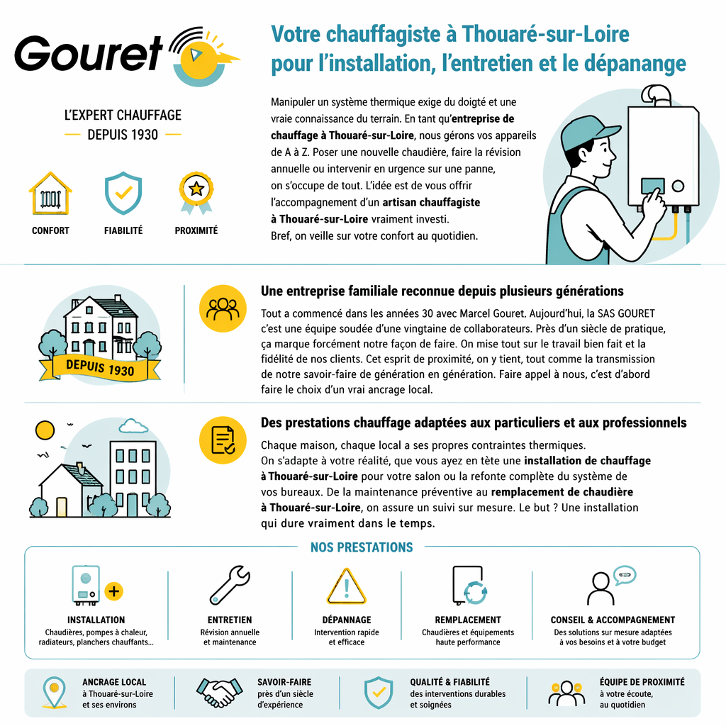 Chauffage, GOURET