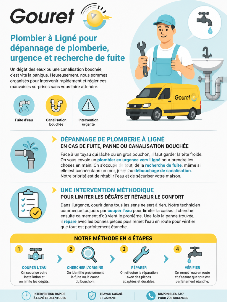 Plomberie, GOURET